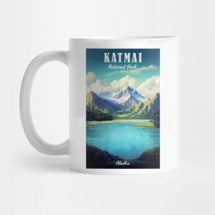 Katmai National Park Travel Poster Mug